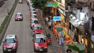 Hong Kong taxis