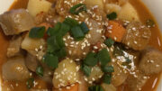 Korean Spicy Sausage & Potato Stew