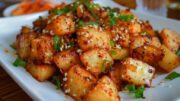 Korean seasoned potato delight