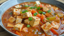 Korean soondubu tofu stew