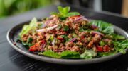 laotian minced meat salad