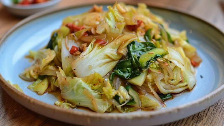 malaysian stir fried cabbage