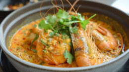 Singaporean prawn laska