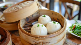 steamed banh buns