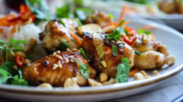 vietnamese chicken with lemongrass and cashews